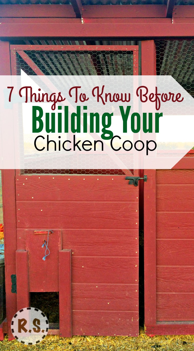 What chicken coop design are you going to use for your coop? You need to know what is needed in the coop...then with a few guidelines you can get started.