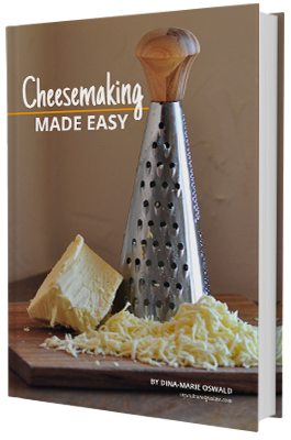 Cheese making always looked so complicated to me, until I got one book. An amazing book with 32 quick & easy cheese-making recipes you can make at home. A must for any organized cheese maker.