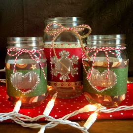 Mason jar centerpieces square