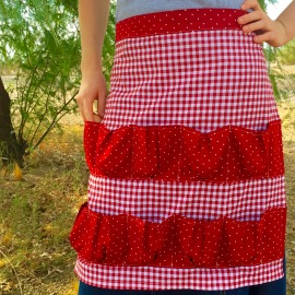 egg gathering apron square