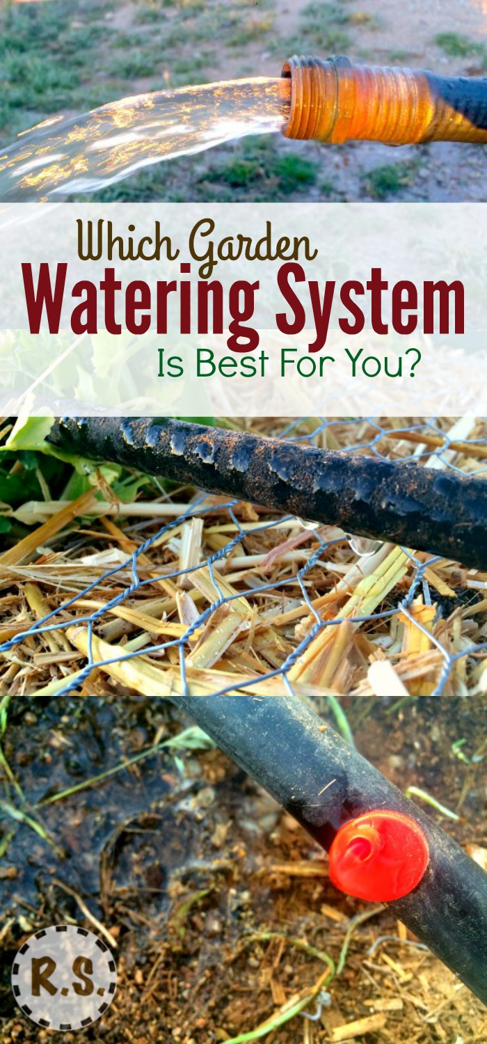 There are a lot of different garden watering systems that you can use. Deciding which one is the right one for you is important. It will help you on to your gorgeous vegetable garden! :)
