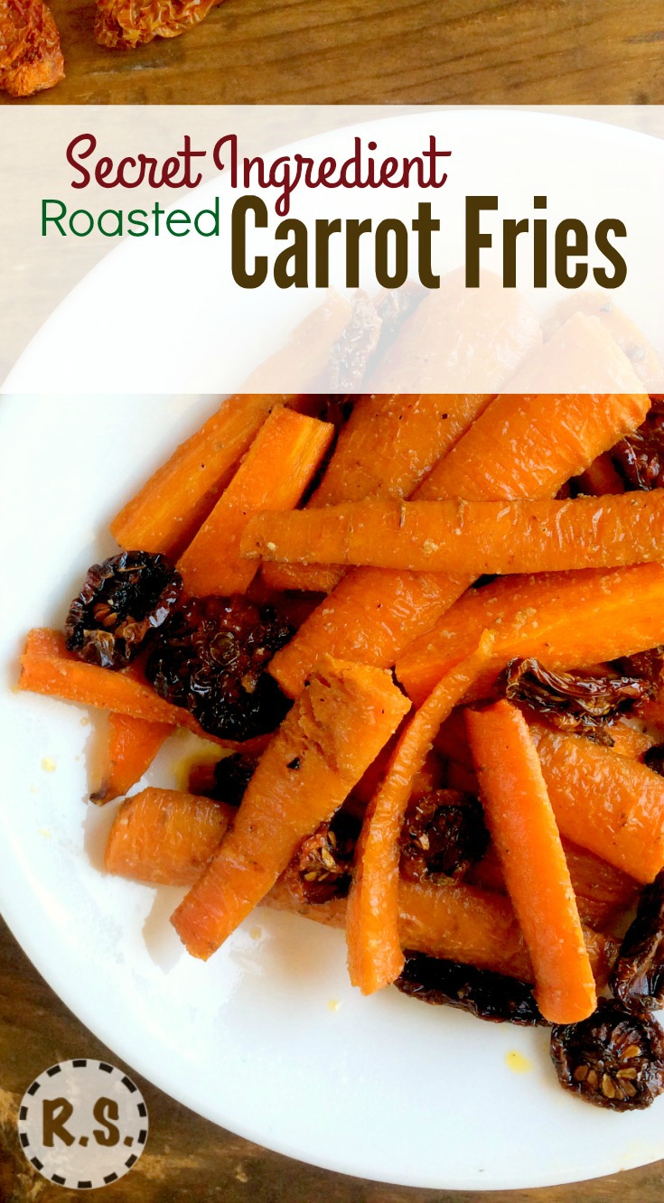 Great for the cook who has a time limit, and for your family who will love them. After one try, roasted carrot fries are bound to be your family’s favorite. And these have a secret ingredient.