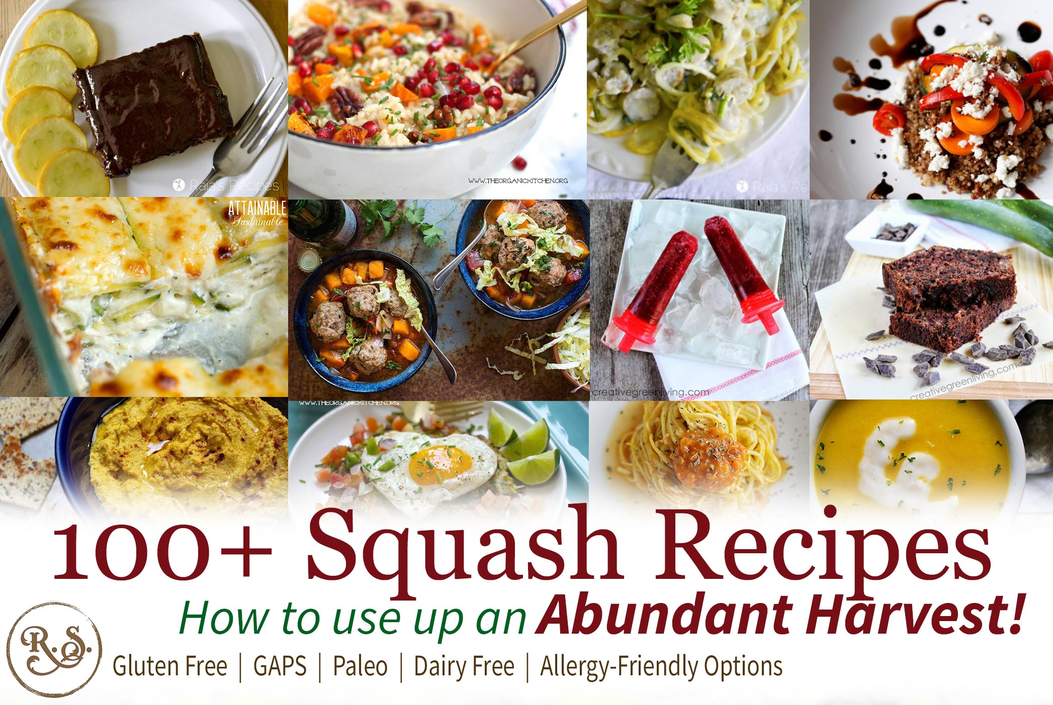 Find 100+ squash recipes to use up an abundant squash harvest from your garden. When squash is in season you can’t have too many recipes. Find the right easy squash recipe for you.