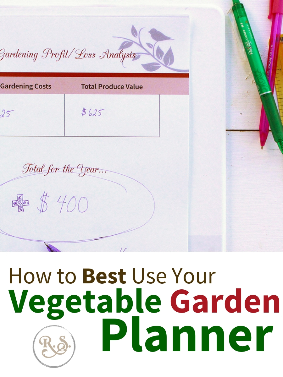 Ready to organize your garden? Learn how to use your 200+ page vegetable garden planner and get your garden organized even better this year. #gardeningforbeginners #gardeningbinder #gardeningplans