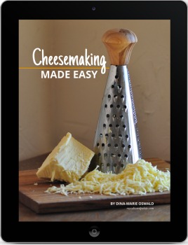 Cheese making always looked so complicated to me, until I got one book. An amazing book with 32 quick & easy cheese-making recipes you can make at home. A must for any organized cheese maker.