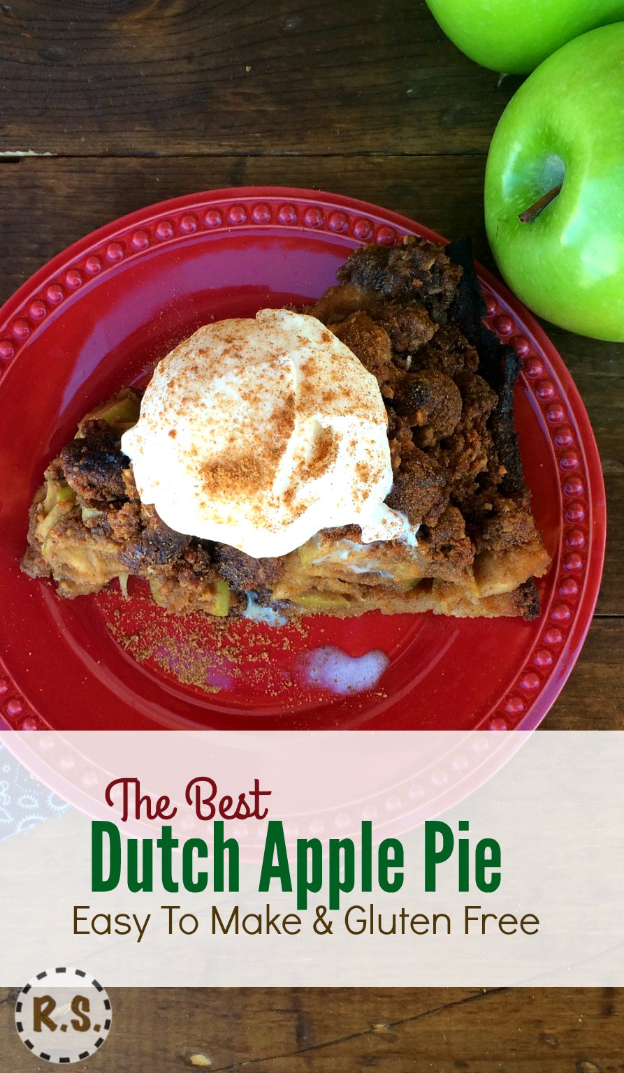 Savor the rich flavors in this dutch apple pie. The warm apple filling, to its rich crumble topping. Every bite of this pie will make you see how healthy and gluten free tastes the best!